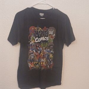 Make Offer Marvel Comics Black Graphic T-Shirt
